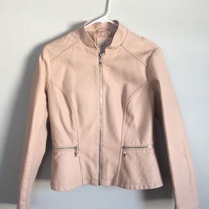 Pink Leather Jacket
